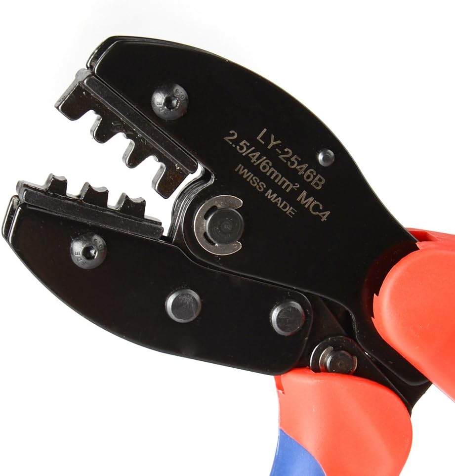 IWISS MC4 Solar Connector Crimping Tools for AWG14-10 2.5/4/6Mm2 Solar Panel PV Cable image number 5