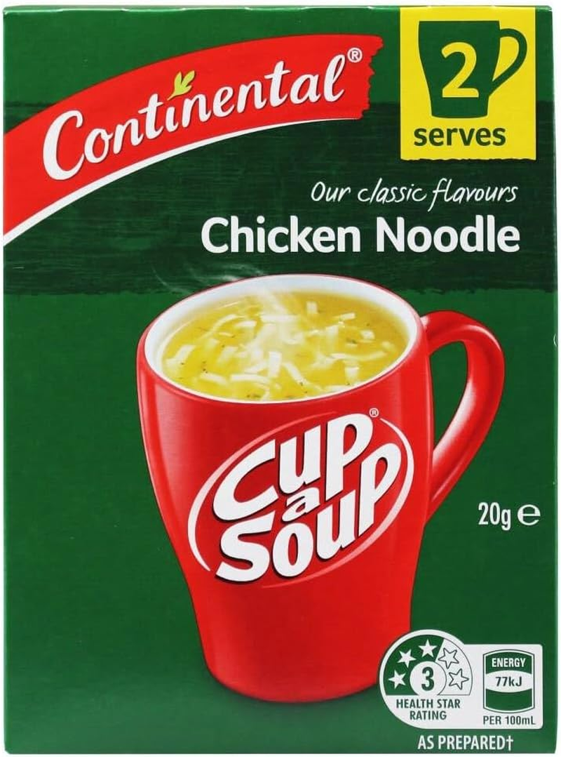 Continental Chicken Noodle Cup a Soup 20 G (Pack of 2)