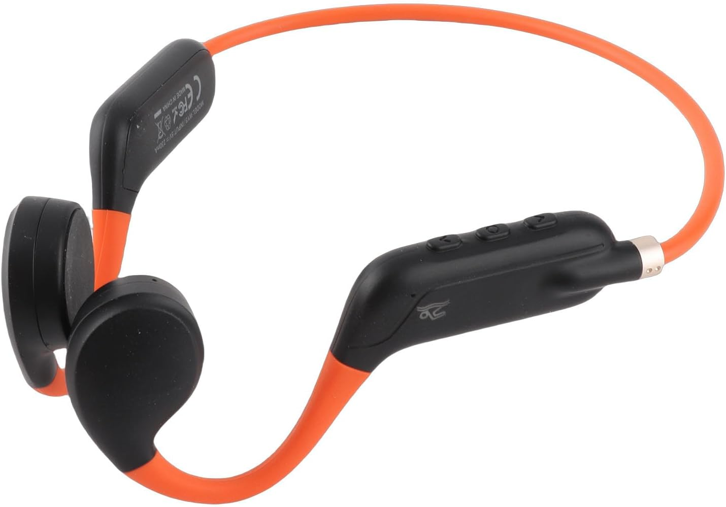 Dpofirs Noise Reduction Wireless Bone Conduction Headphones with Mic Sound Amplification Lightweight Design for Daily Commuting Customizable Hearing Modes