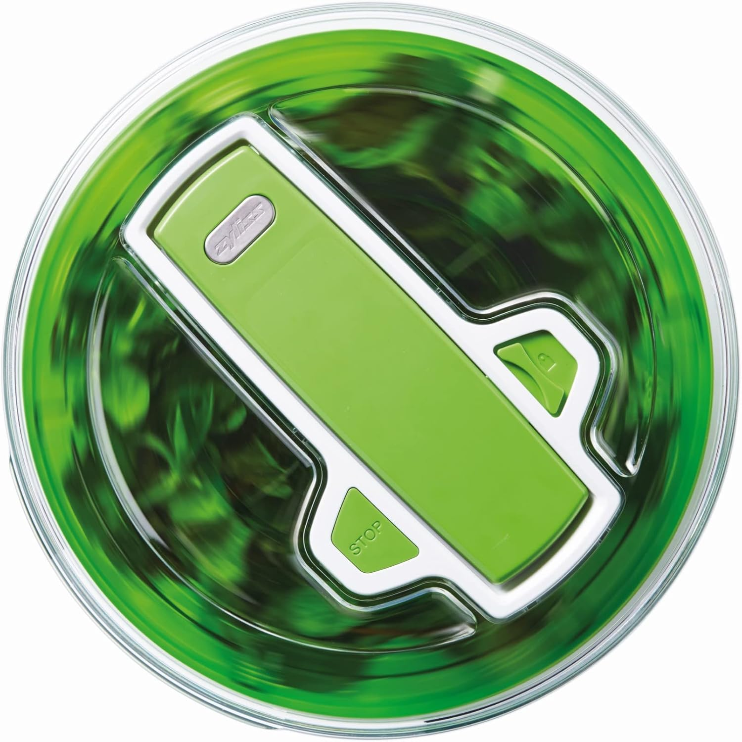 Zyliss Swift Dry Salad Spinner - Large, 4-6 Serving Capacity, with Unique Aquavent&trade; Technology | Non-Slip Base | Dishwasher-Safe| Bpa-Free | 5-Year Manufacturer Guarantee | Green image number 6