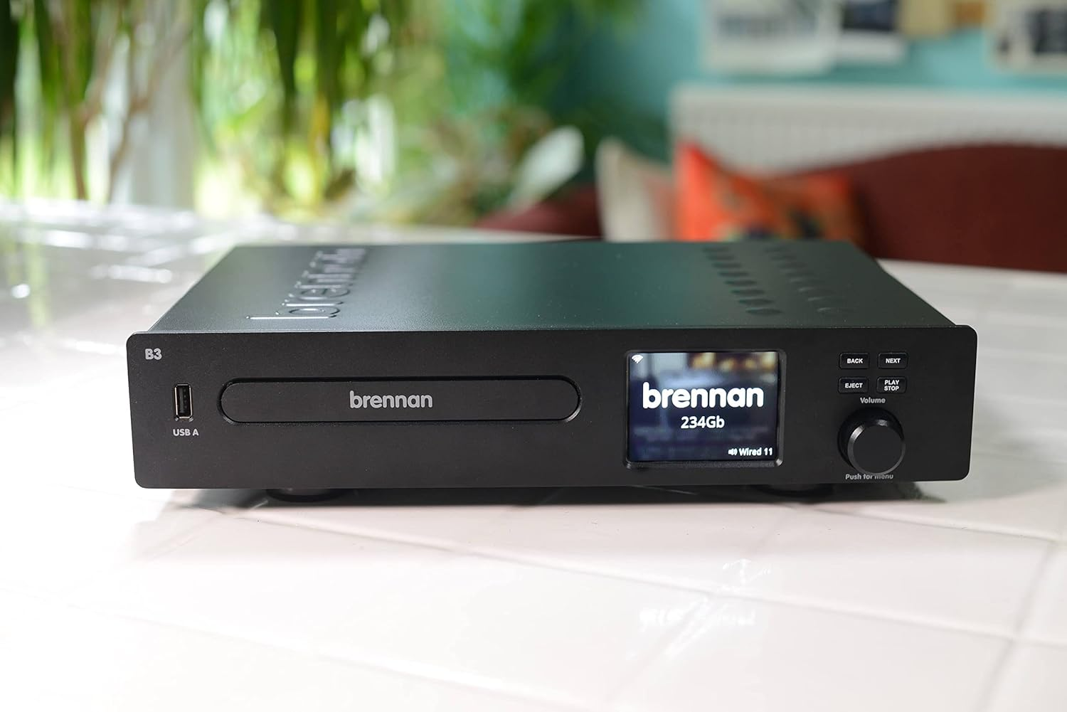 Brennan B3 (480G SSD Black) Hifi - Hard Disk CD Ripper & Recorder, Storage and Player with Bluetooth, Youtube, Internet Radio, Stereo Power Amplifier, NAS, Wav, Lossless (FLAC) and MP3. image number 2