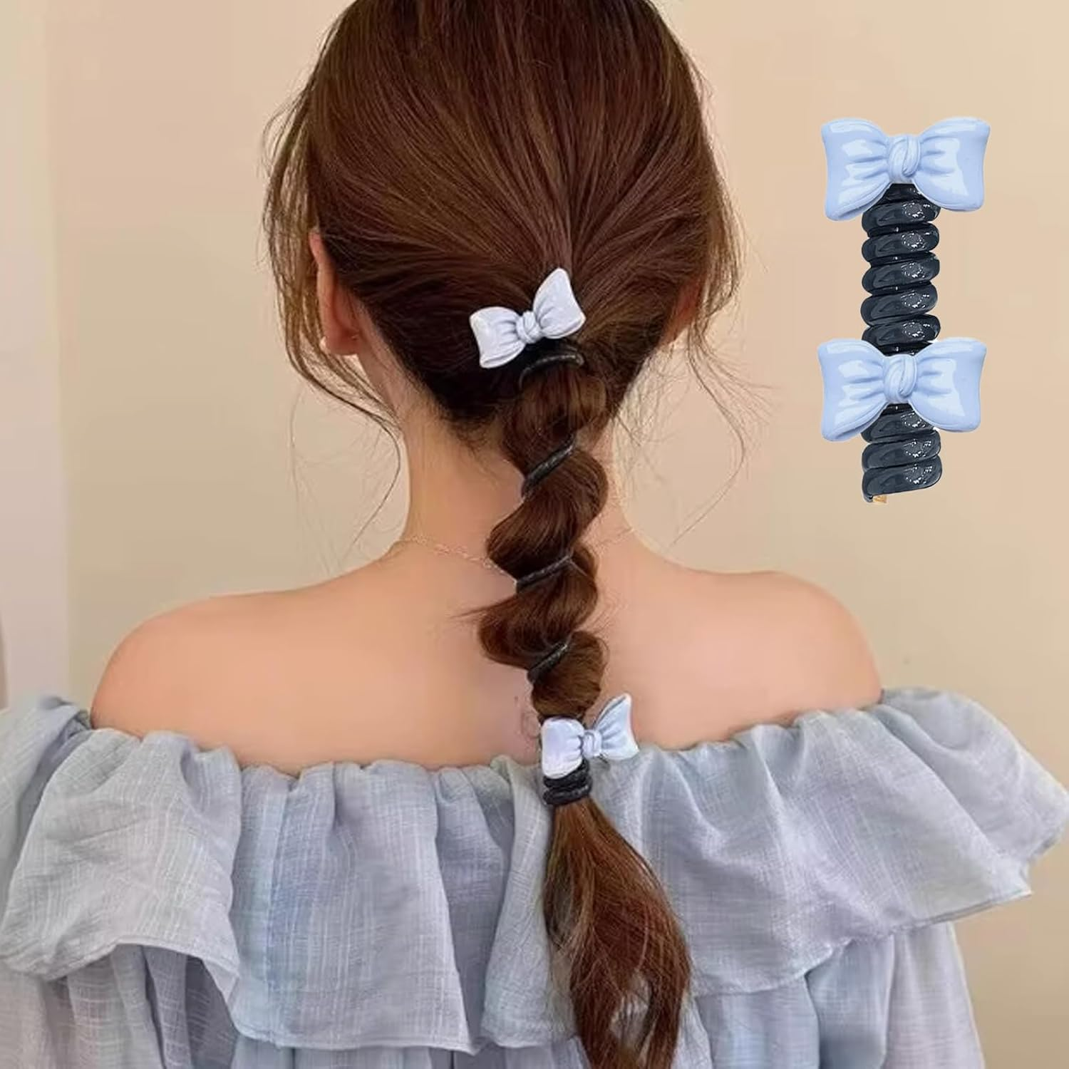 CALLYSONIC Spiral Hair Ties image number 2