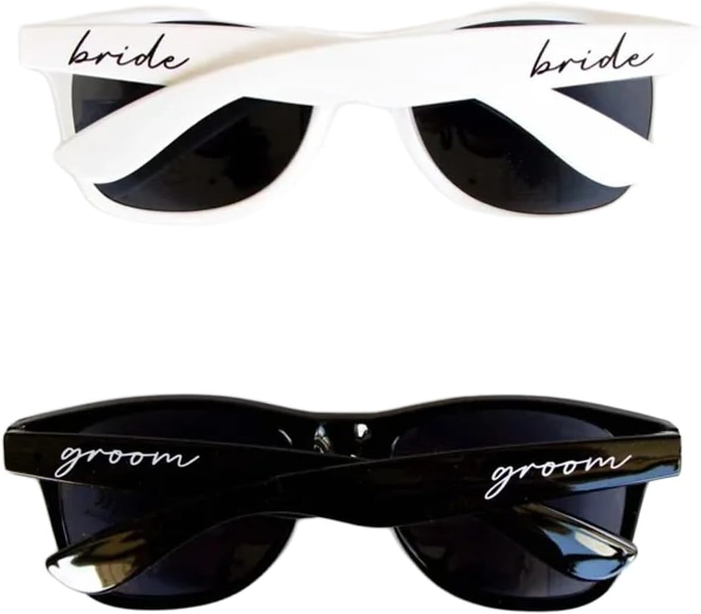 Wedding Gifts for Bride and Groom Sunglasses Bridal Party Photo Prop Decoration image number 1