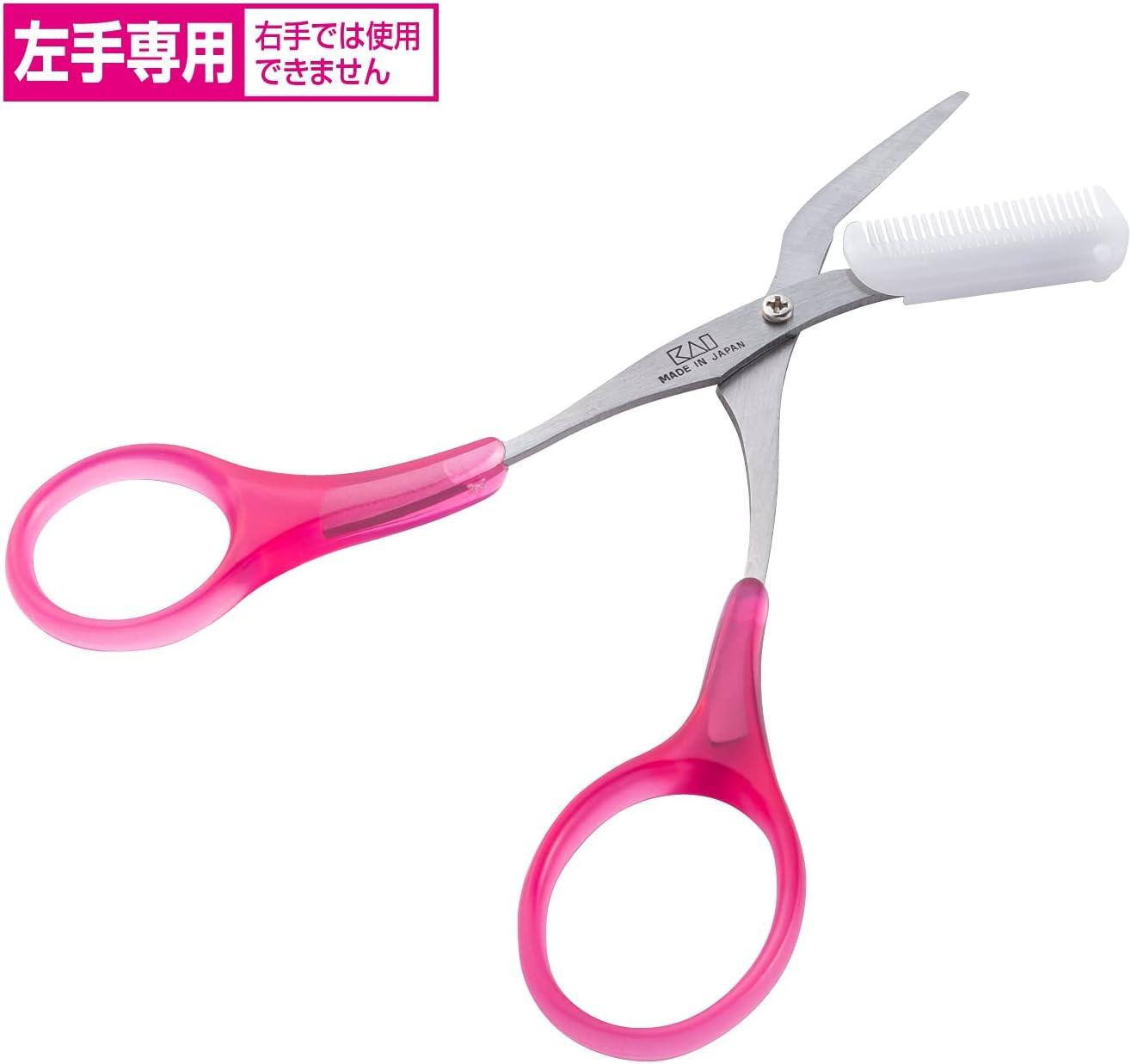 Comb with Mayuhasami (For Left Hand) Pink KQ3034 image number 1