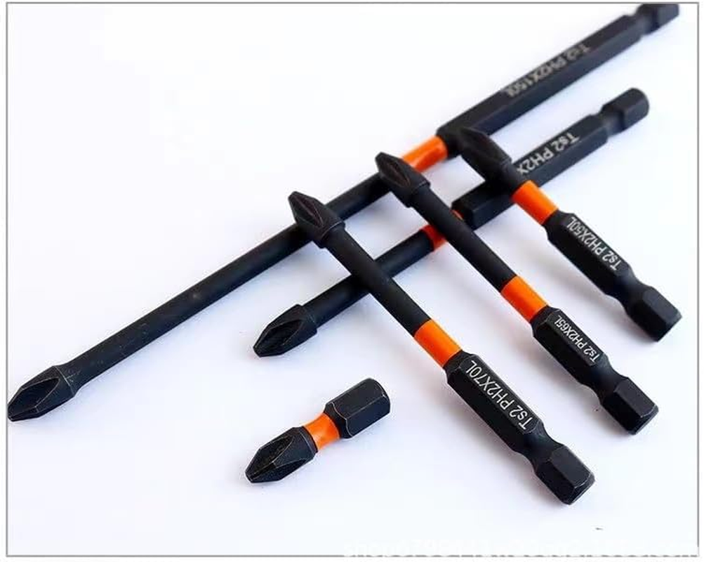 6 Pcs Impact Hex Head Wrench Drill Bit Set, S2 Steel Hex Bits Set H2-H6 1/4 Inch Head Hardness Anti-Slip Screwdriver Quick Release Shank Screwdriver Bits Set, for Power Screwdriver Impact Drill image number 4