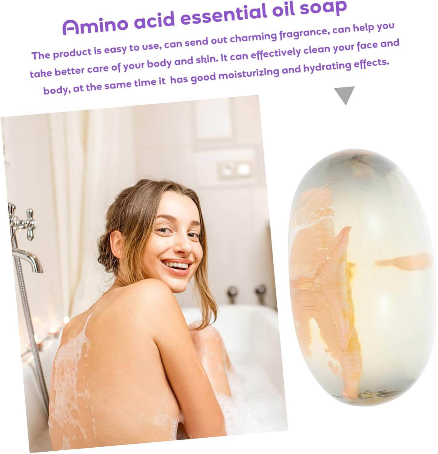 FOMIYES 1Pc Acid Soap Soap for Oily and Combination Skin Moisturizing Formula for Daily Use Safe Household Face Wash image number 1