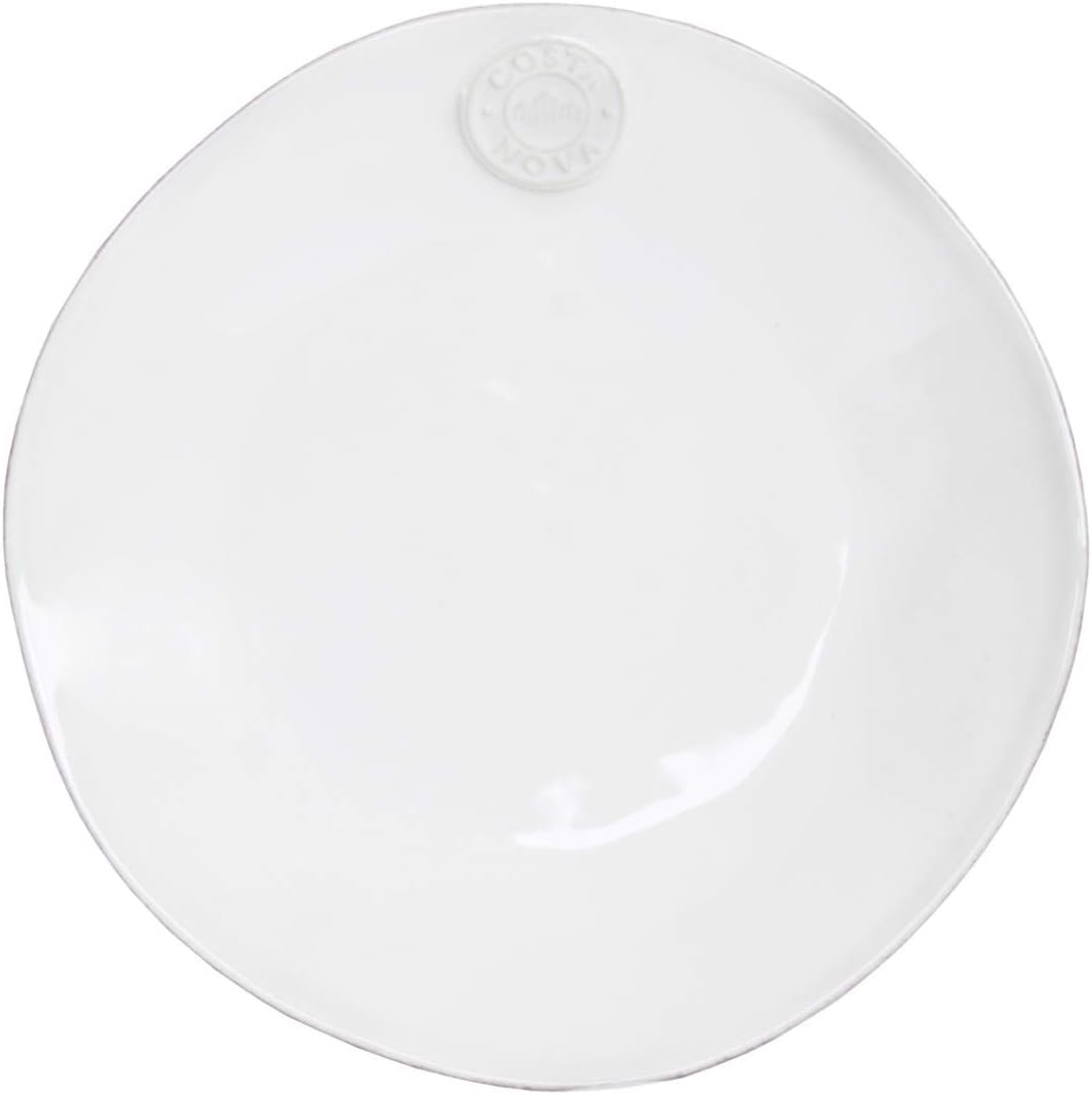 Costa Nova NOP216W Costa NOVA Plate, Salad Plate, Approx. 8.3 Inches (21 Cm), Nova White image number 2