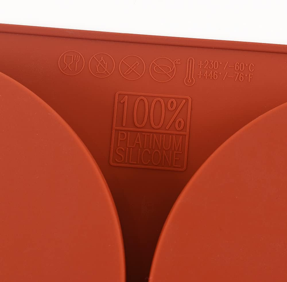 Ionegg round Cake Pans, 5.4 Inches Silicone Molds for Baking, Nonstick & Quick Release Baking Pans for Layer Cakes, Cheese Cakes, Rainbow Cakes and Chocolate Cakes, Pack of 2 image number 4