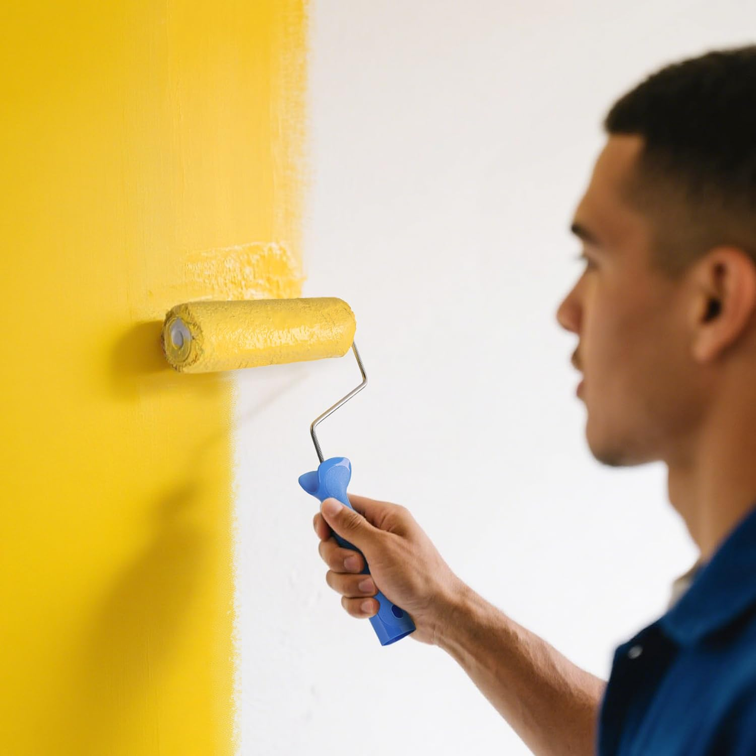 Amazon Basics Microfiber Paint Roller Covers - 22.9 Cm, 6-Pack image number 1