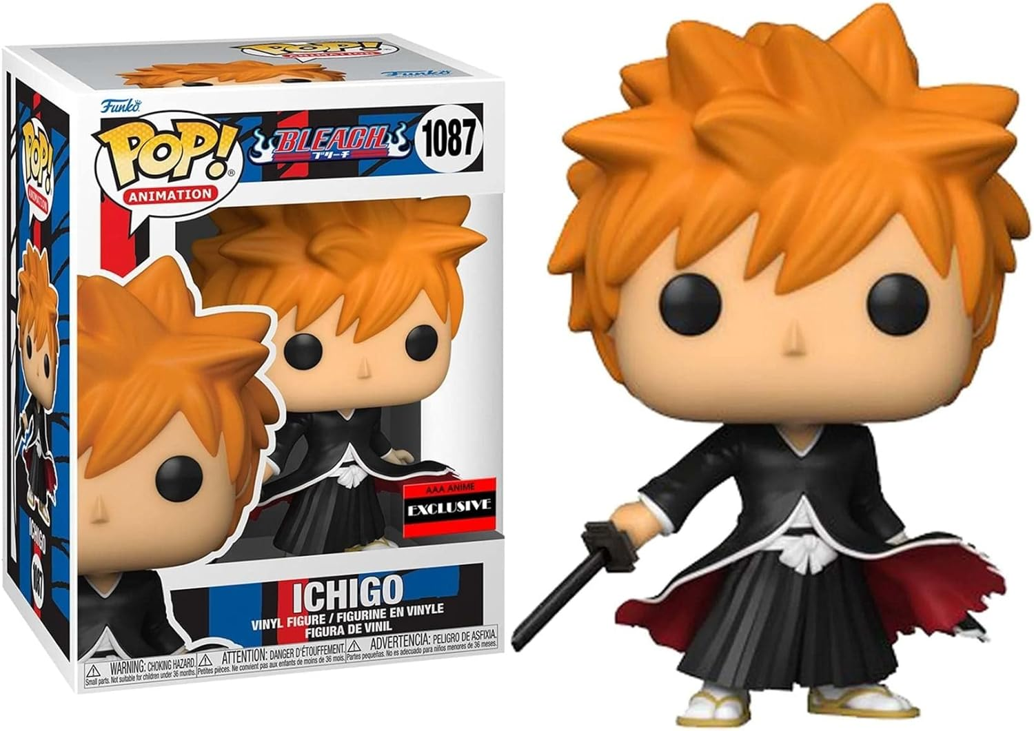 Funko Bleach Ichigo with Chance of Chase US Exclusive Pop Vinyl Figure image number 3