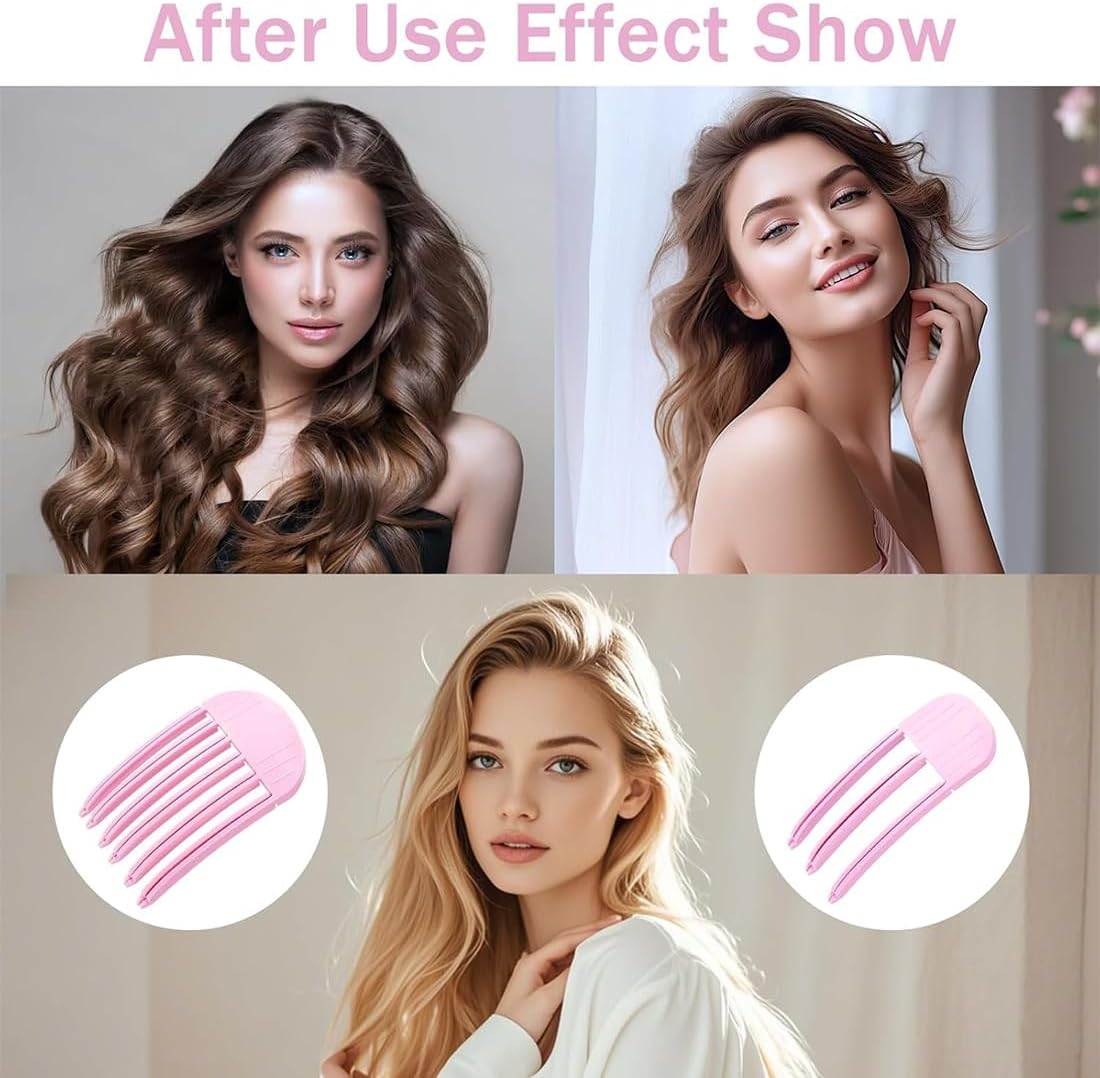 WERIGONI 2 X Hair Curlers for the Hairline, Fixed Hair Clips for the Forehead, Volummi Hair Band image number 2