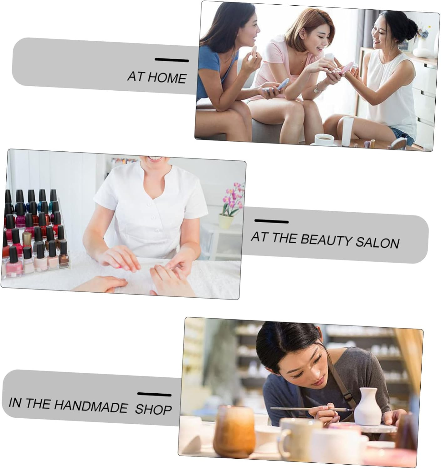 CANIGHT Acrylic Manicure Art Practice Mat Nail Art Training Sheet Nail Design Tool Silicone Nail Mat Easy to Clean