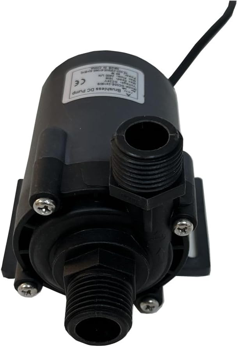 SHYSKY DC55E-24160S 24VDC Micro Brushless DC Water Pump 80W 16M Lift 2400LPH for Water Circulation Pressurization Cooling Sys, Low Noise, IP68 Waterproof image number 6