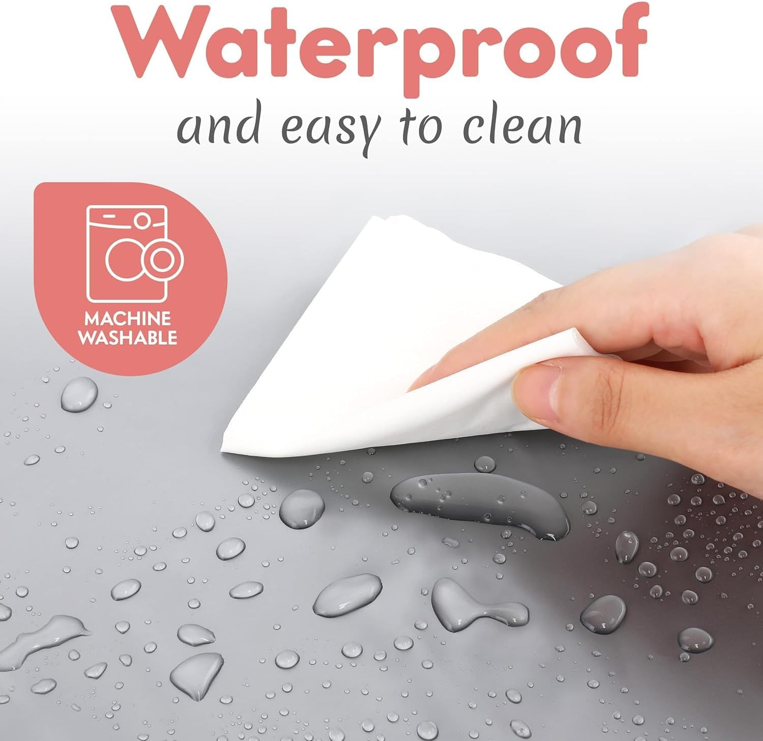 Mtxorvix Portable Changing Pad, Black, Waterproof Travel Baby Diaper Pad, Mat, Foldable, Wipes Pocket, for Baby, Foldable Clutch image number 1