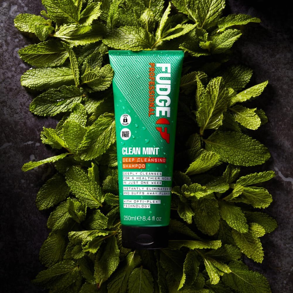 Fudge Clean Mint Shampoo, Deep Cleansing, Clarifying Shampoo, Scalp Care, 5X Stronger Hair, 250 Ml image number 3