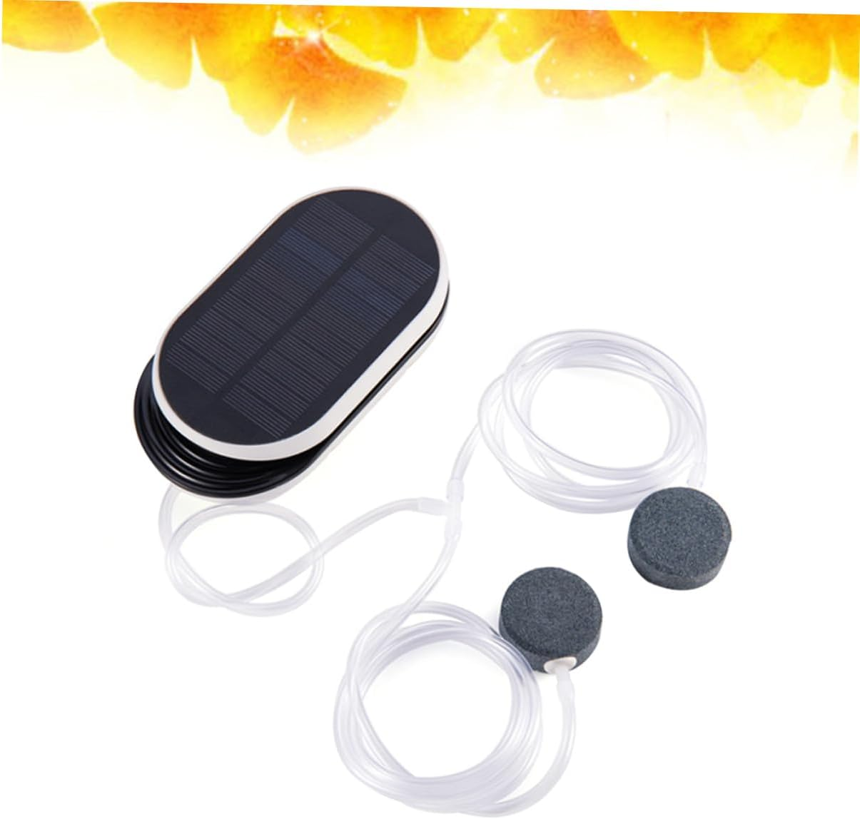 Ifundom Solar Powered Aquarium Air Pump Oxygen Aerator Portable Fish Tank Oxygen Pump Outdoor Low Noise for Small to Medium Tanks image number 4