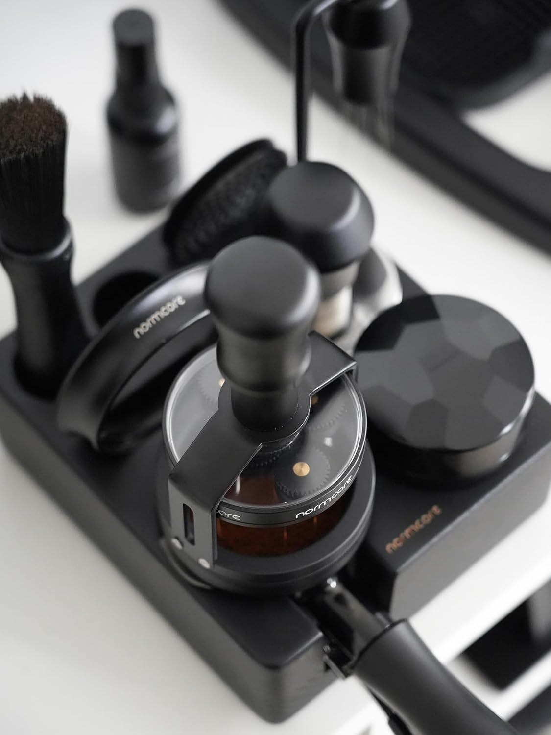 Normcore 58Mm Planetary Needle Distributor Tool V3, Espresso WDT Tool with Magnetic Base, Adjustable Depth Coffee Stirrer for Precision Puck Prep, 60 Spare Needles Included image number 3