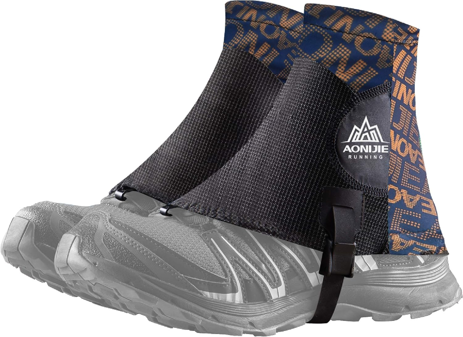 Azarxis Low Trail Gaiters Reflective Ankle Gators Protective Shoe Covers with UV Protection & Breathable & Sand Prevention for Women & Men & Youth Hiking Climbing
