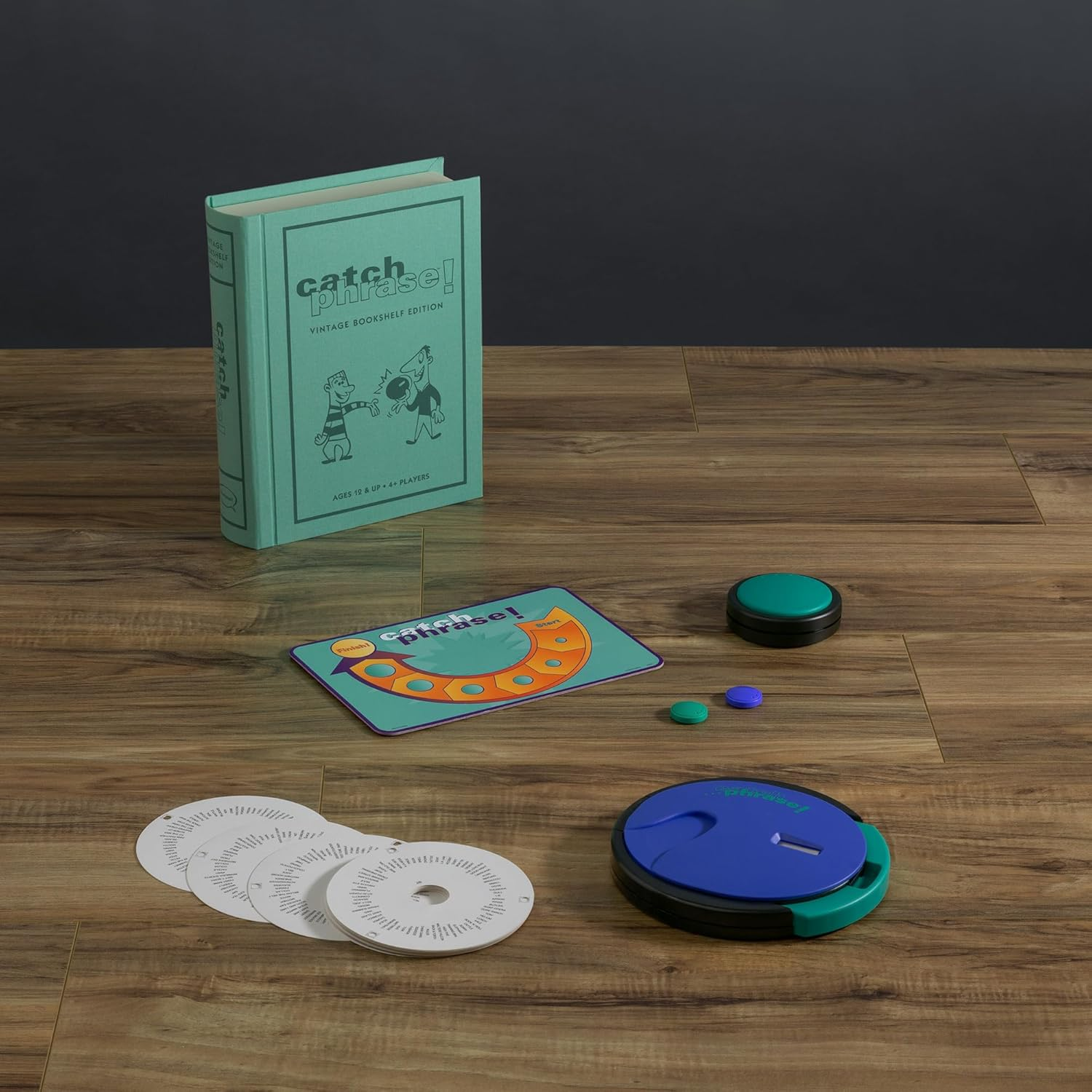 WS Game Company Catch Phrase Vintage Bookshelf Board Game, Word, Party, Ages 8 and Up image number 4