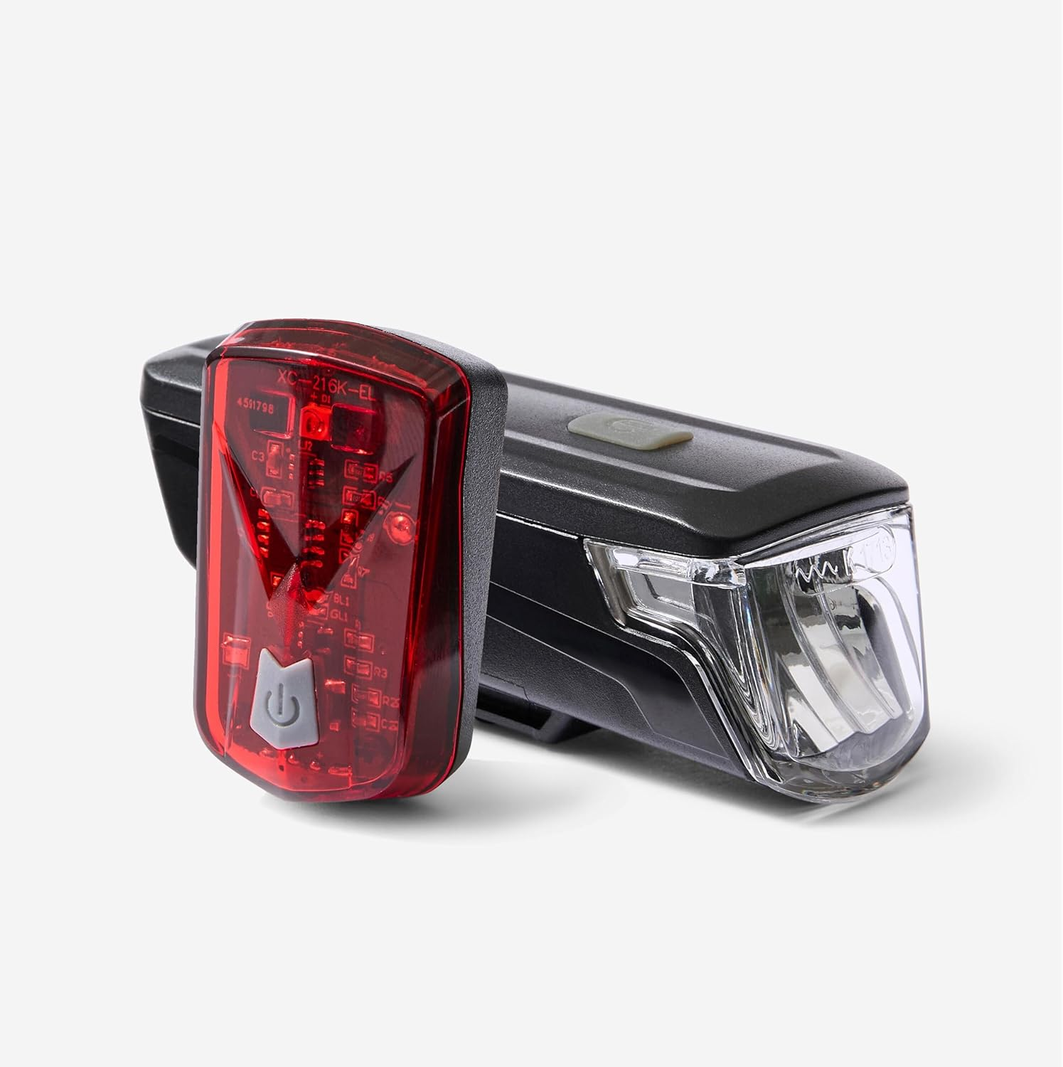 Elops Decathlon ST510 Front/Rear USB Bike Light Kit image number 2