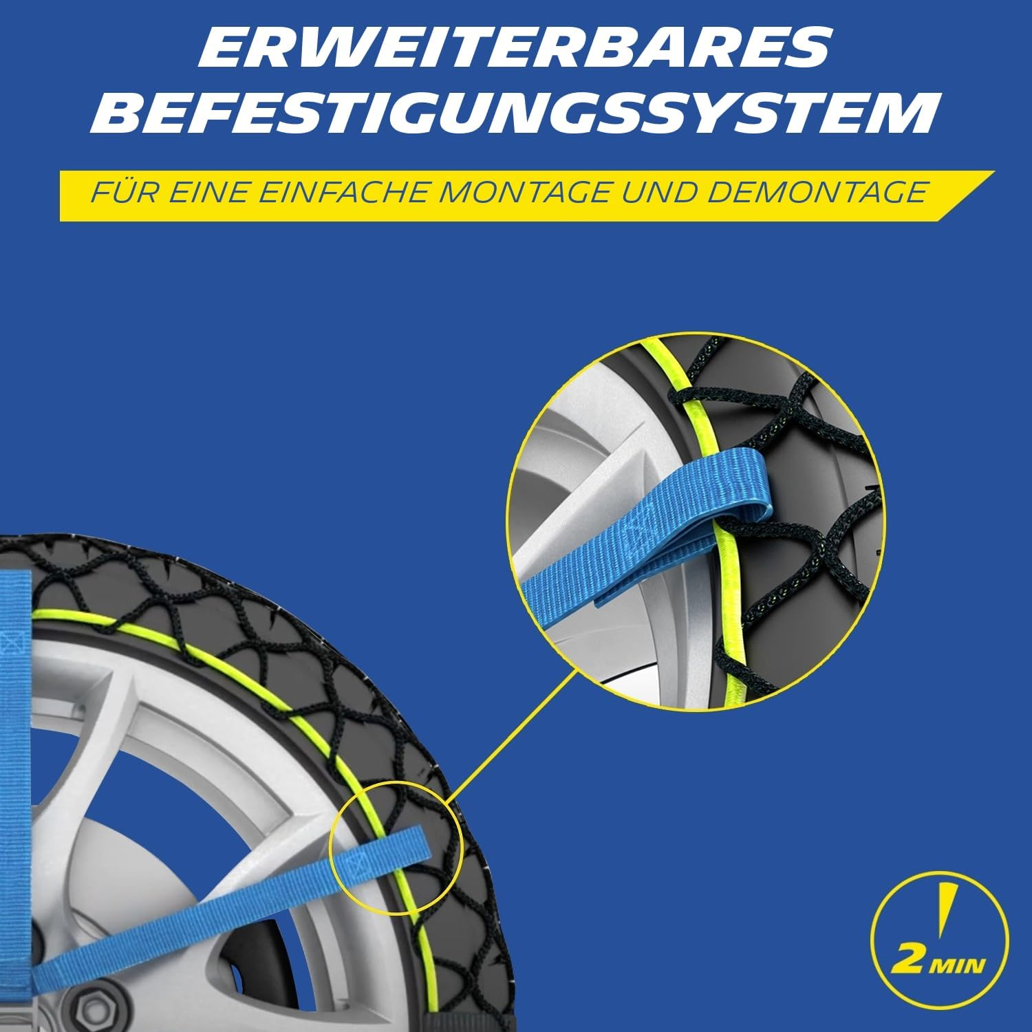 Michelin 008301 Easy Grip Snow Chains Evolution N&deg;12 image number 3