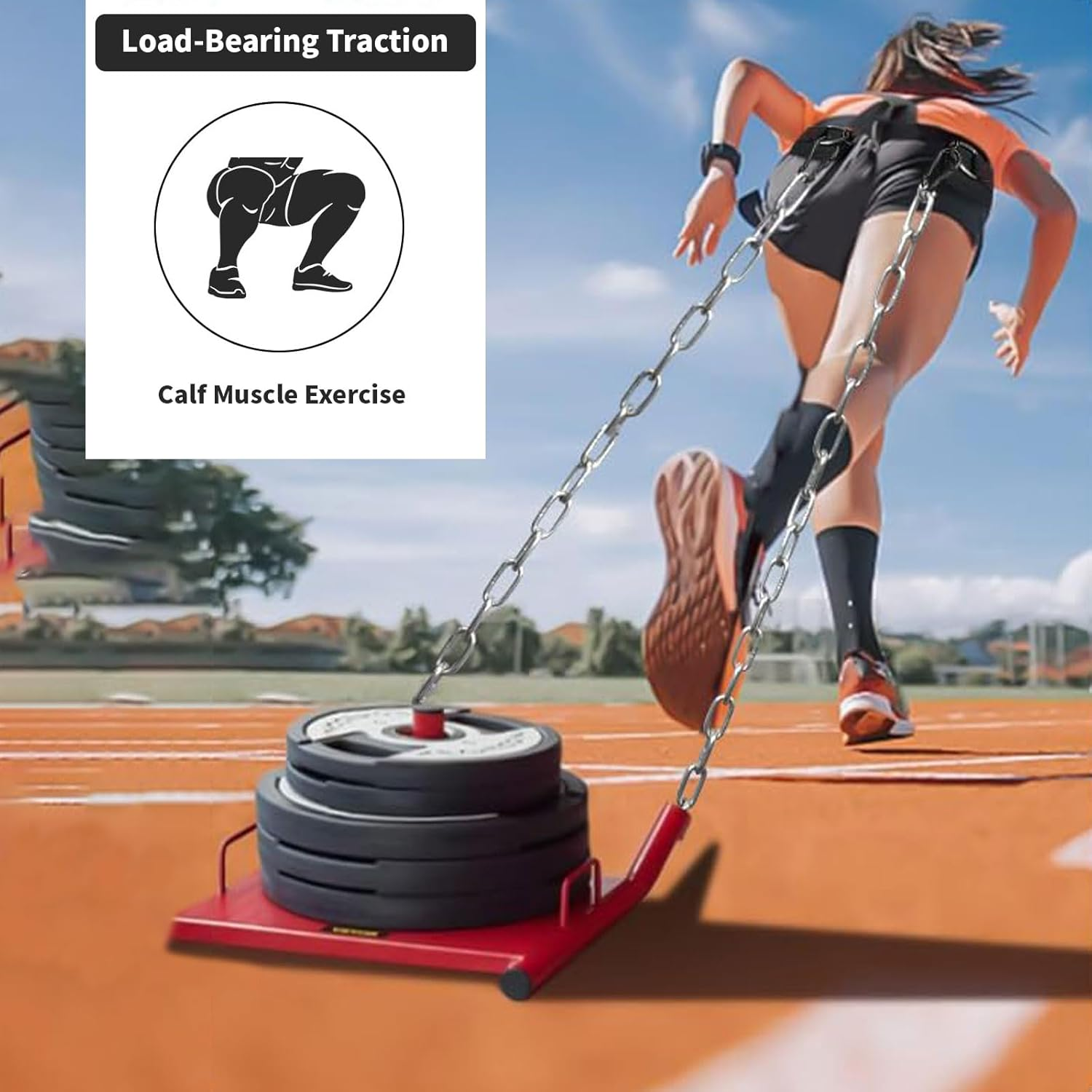 Rhoyee Weightlifting Dip Belt with 36" Steel Chain &ndash; Adjustable Gym Belt for Pull-Ups, Dips & Squats &ndash; Weight Belt for Strength Training & Bodybuilding