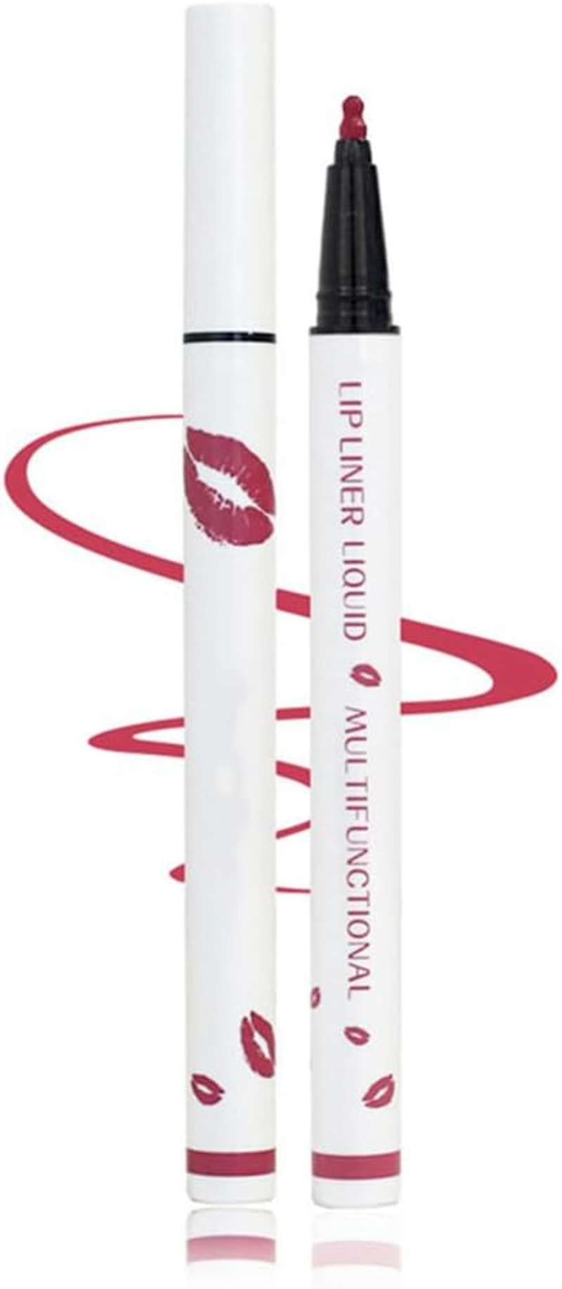 Cool Story Longwear Liquid Lip Liner, Liquid Lip Liner Pen, Matte Lip Stain Marker, Waterproof Quick-Drying Long-Lasting Matte Liquid Lipstick (01#, One Size)