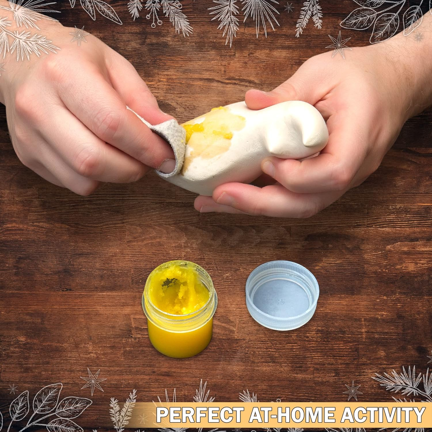 Wood Carving Kit for Beginners - Whittling Kit with Rhino - Linden Woodworking Kit for Kids, Adults - Wood Carving Stainless Steel Knife with Wooden Handle-Rhino Shaped Linden Blank image number 6