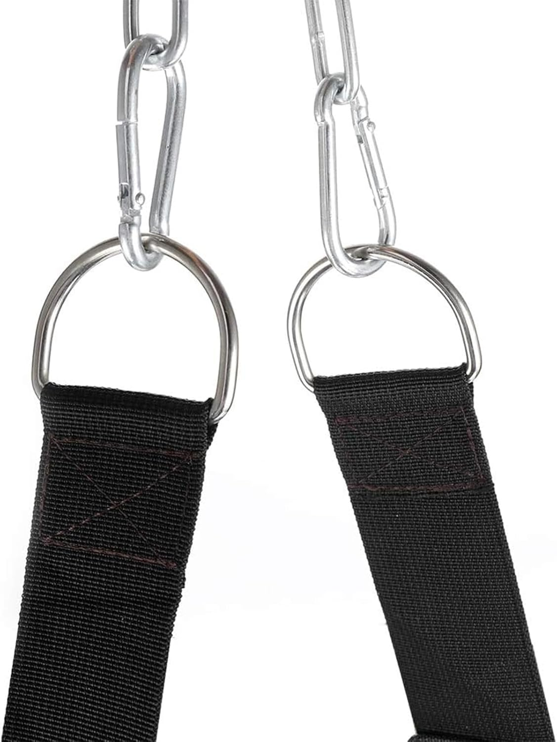 MOOCY Dip Belt with Chain for Weightlifting,Weight Belt for Pullup,Powerlifting, Pull-Up Belt Weighted Dip Belt with Double D-Ring Weightlifting Back Support Strap image number 2