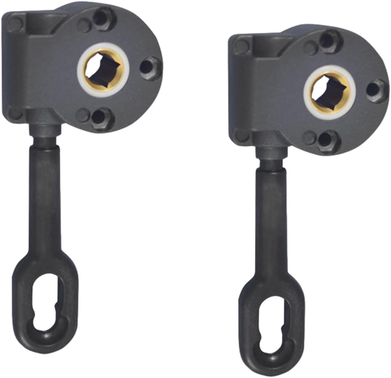 Outdoor Black Awning Crank Gearbox Accessories Aluminium Alloy Easily Install 360 Degree Rotating Lightweight Canopies Parts