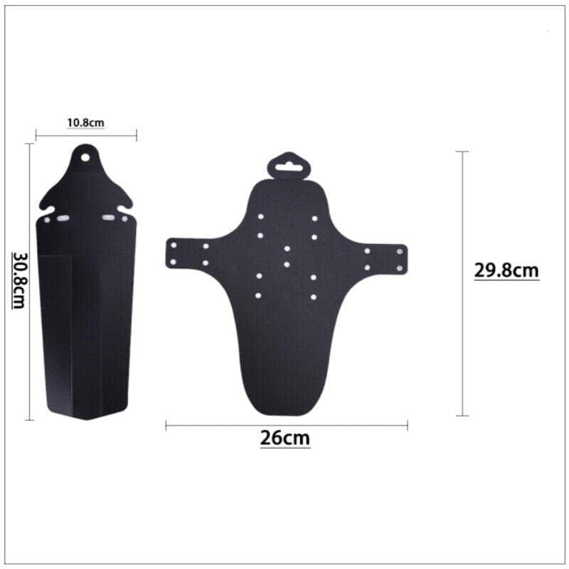 AIMALL Seller 1Set Bicycle Mud Guard MTB Front and Rear AZ Bike Mountain, Lightweight, Easy-To-Install, Black image number 6