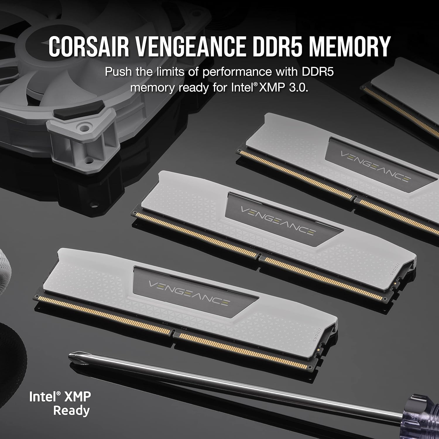 CORSAIR Vengeance DDR5 RAM 32GB (2X16Gb) 6000Mhz CL36 Intel XMP Icue Compatible Computer Memory - White (CMK32GX5M2E6000C36W) image number 6