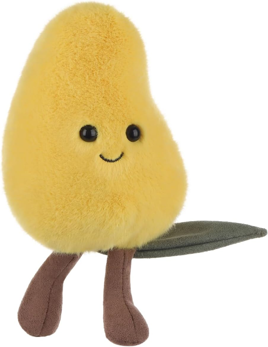 Apricot Lamb Fresh Mango Stuffed Animals for Kids, Soft Cute Plush Toys for Baby Girl and Boy, 5.6 Inches image number 1