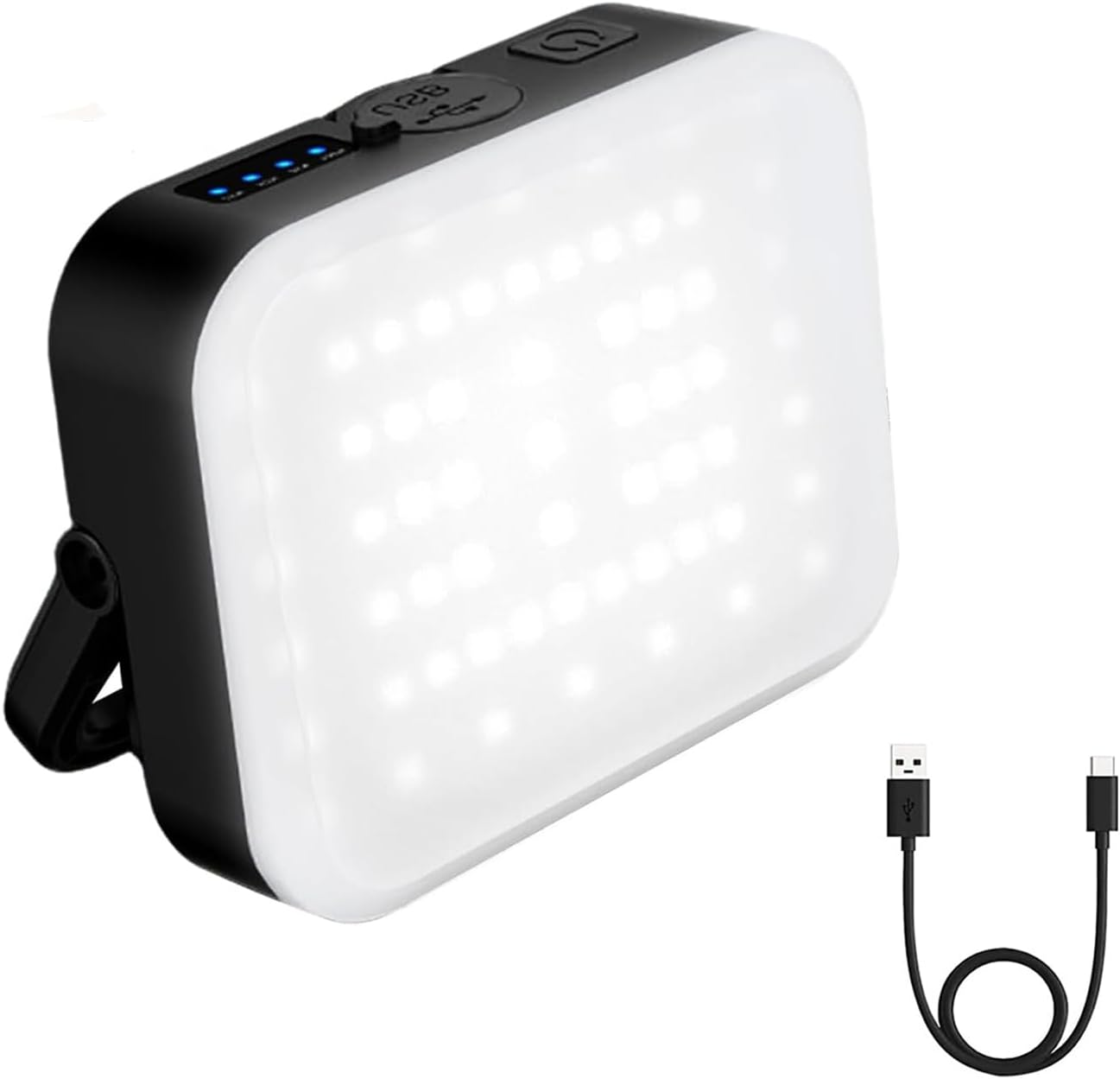 LED Camping Lantern Rechargeable 1000LM, 4000Mah Portable Camp Light with 4 Light Modes, IP64 Waterproof, Magnetic/Hook for Tent, Hiking, Emergency, Home, Car & Power Outages image number 6