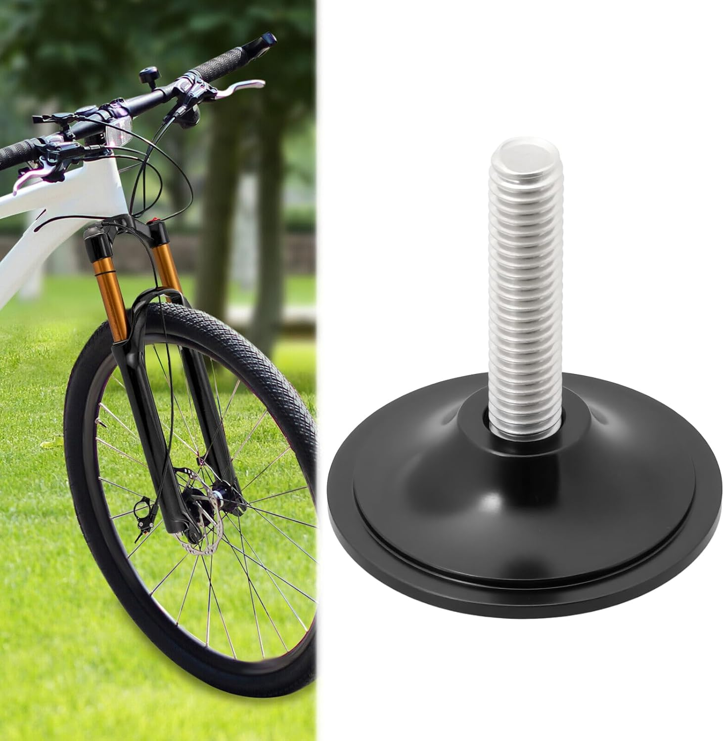 Aluminum Ahead Cap Bicycle Headset Top Cap Suitable for 28.6 Front Fork Mountain Bikes Road Bikes image number 4