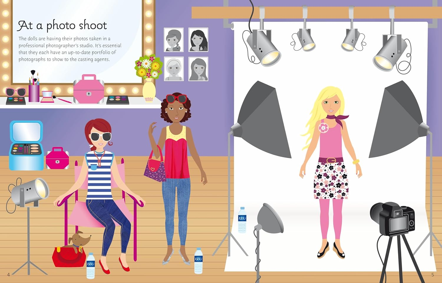 Sticker Dolly Dressing Movie Stars