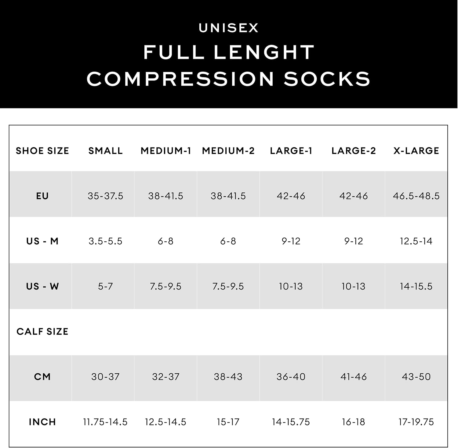2XU Unisex Vectr Full Length Sock - Performance Compression Socks for Enhanced Comfort and Support - Black/Titanium - Size Large 1 (Men'S US Size 9-12, Women'S US Size 10-13) image number 5