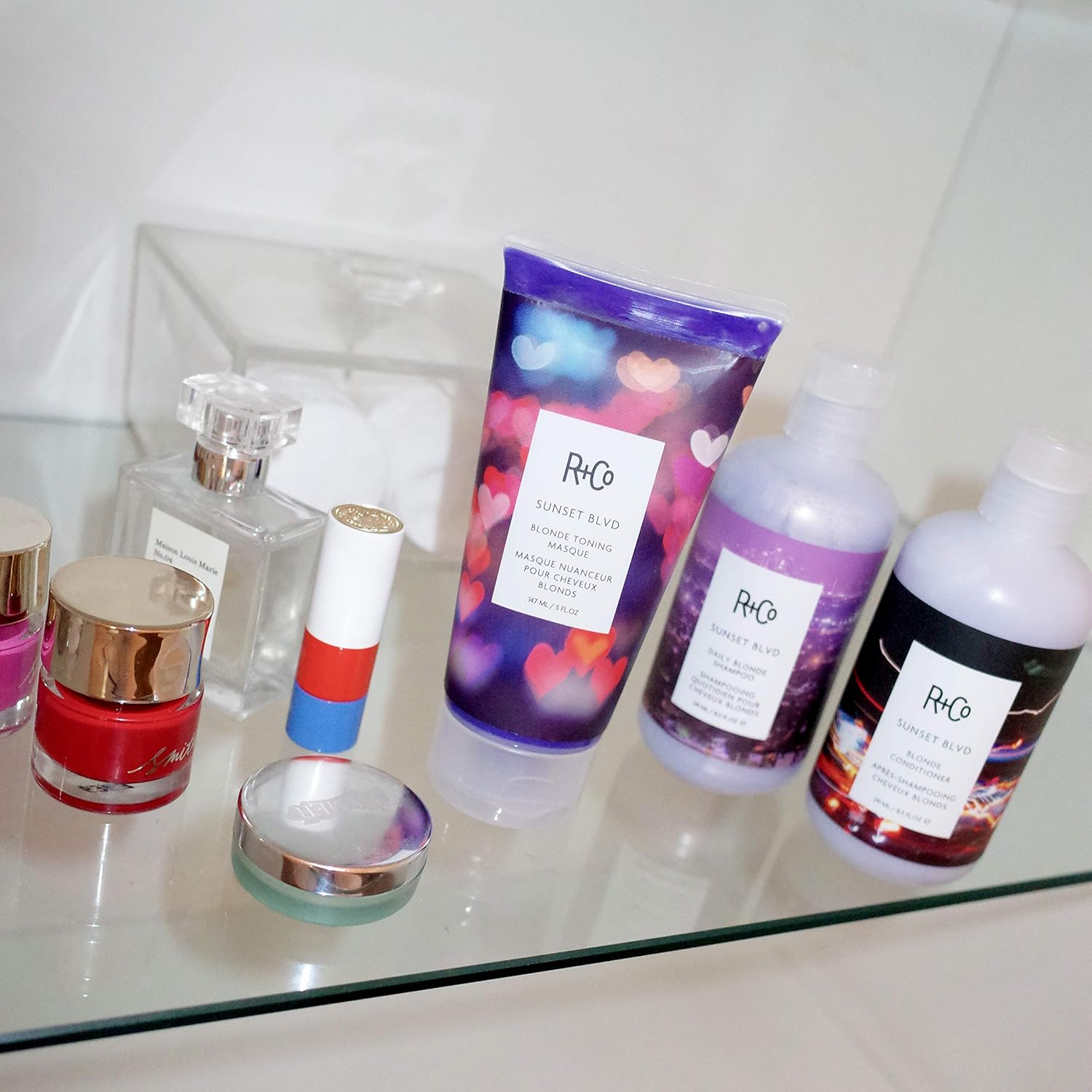 Sunset Blvd Blonde Toning Masque by R+Co for Unisex - 5 Oz Masque image number 4