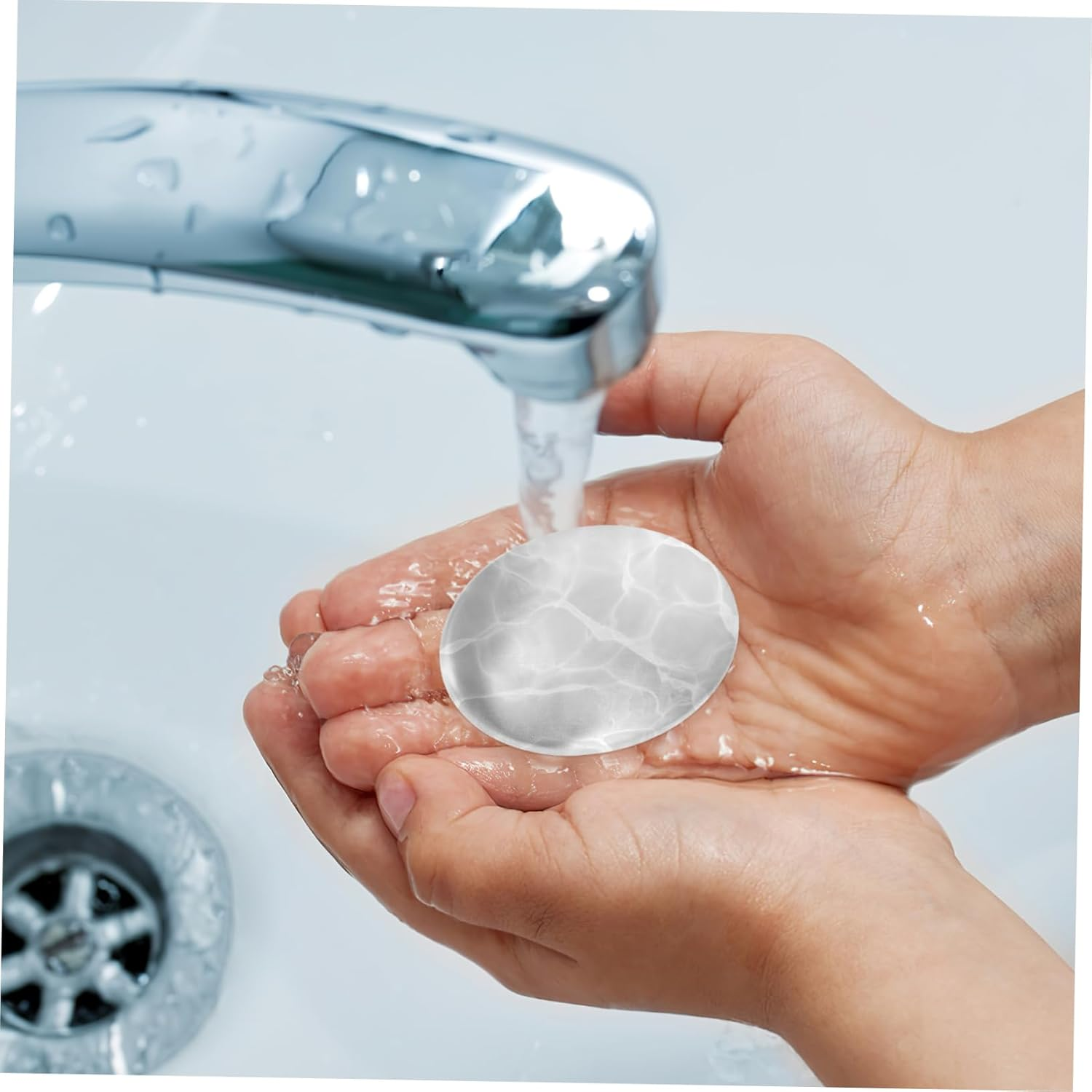 SHOWERORO Portable Smell Stainless Steel Soap Bars Odor Absorber for Kitchen Chef image number 2