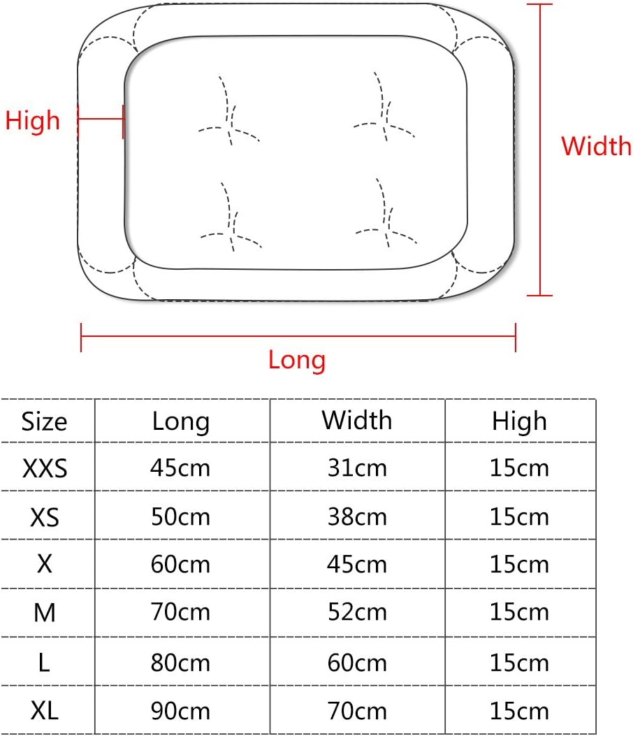 PETCUTE Luxury Cat and Dog Bed with Faux Sheepskin Lining, Fully Washable, 6Sizes, Cat Bed, Pet Beds Brown