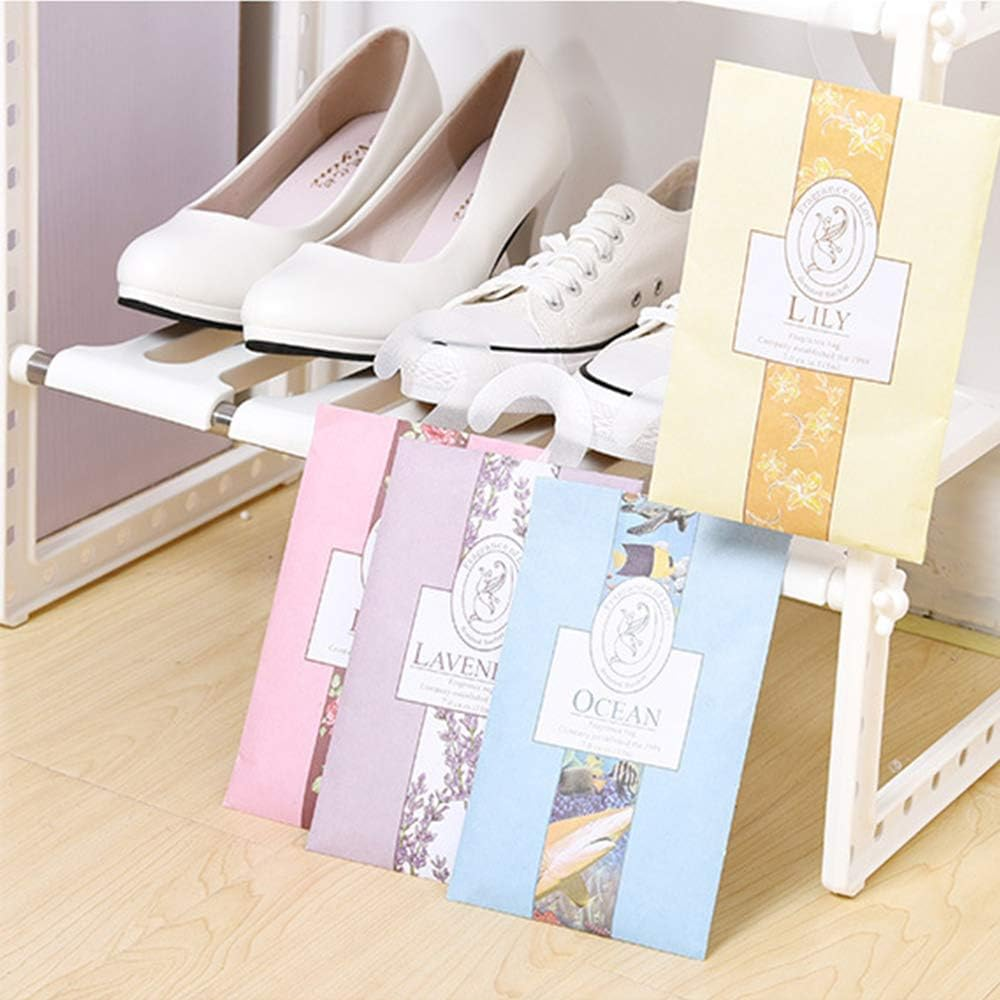 20 Packs Air Freshner Deodorizer Scented Sachets Bags for Drawer and Closet with Hanger image number 4