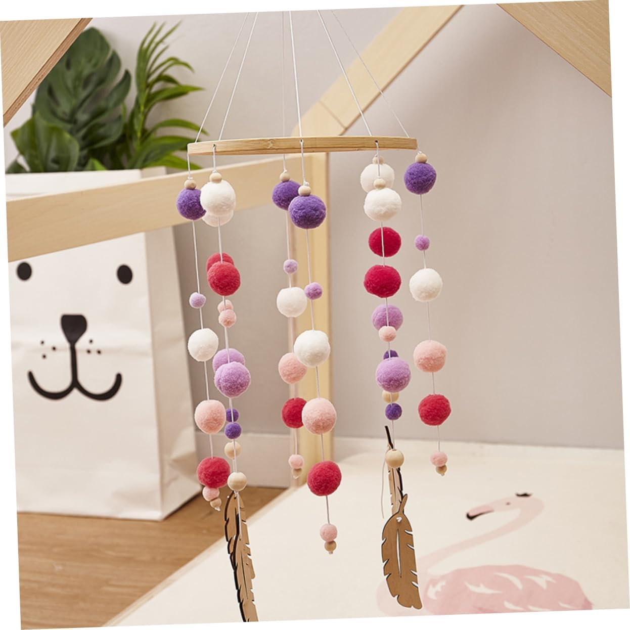Hairball String Pendant Wall Hanging Decor Adorable Livingroom Hangings Hairball Pendant Wall Decor for Home Shop