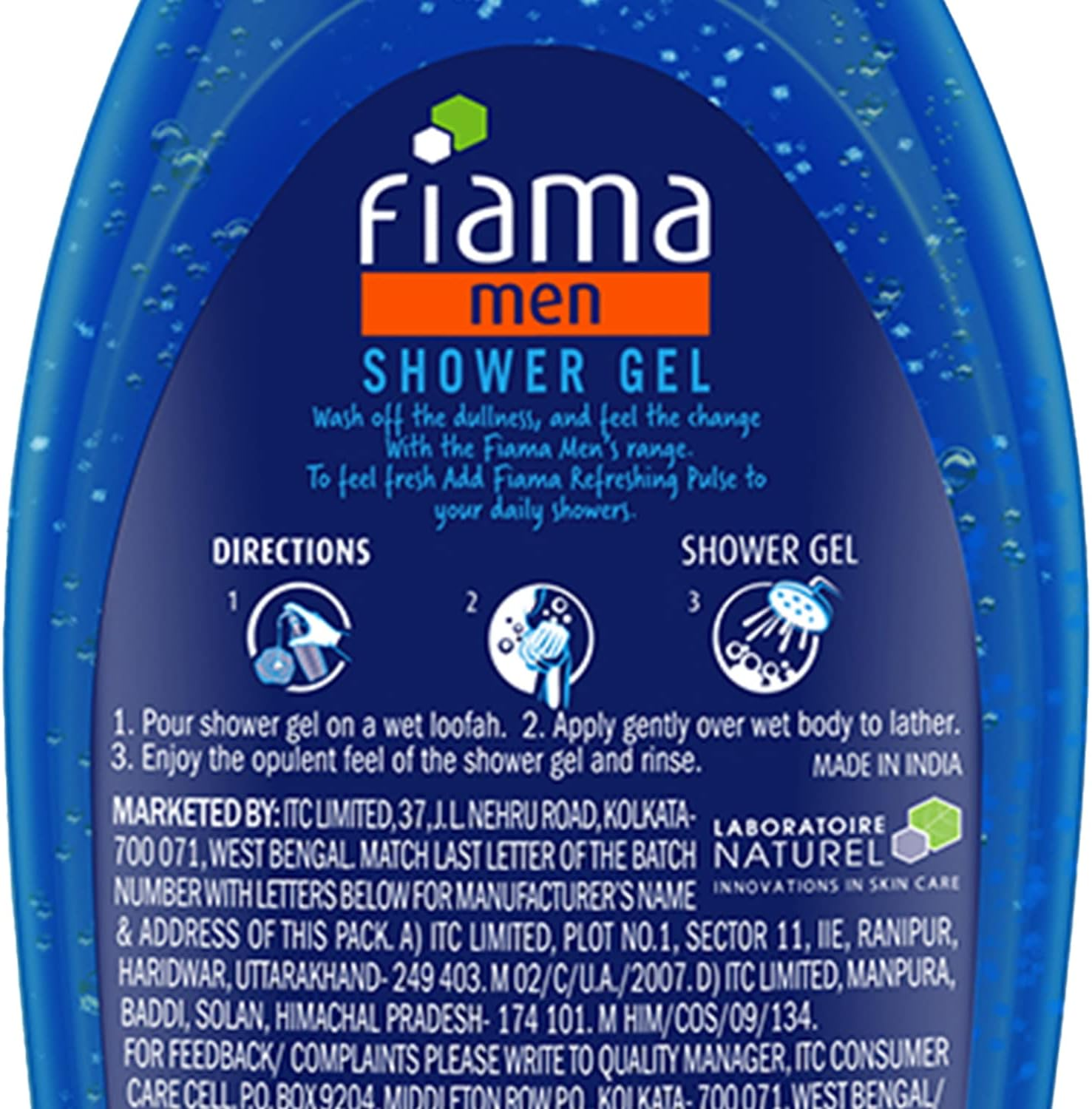 Fiama Men Shower Gel Refreshing Pulse Body Wash with Skin Conditioners for Refreshed Skin, 895 Ml Bottle image number 4