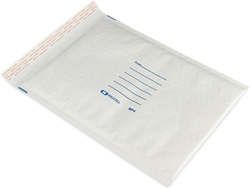 Polycell No.4 Tuff Mailing Bag 100-Pieces Box, 240 Mm X 345 Mm Size