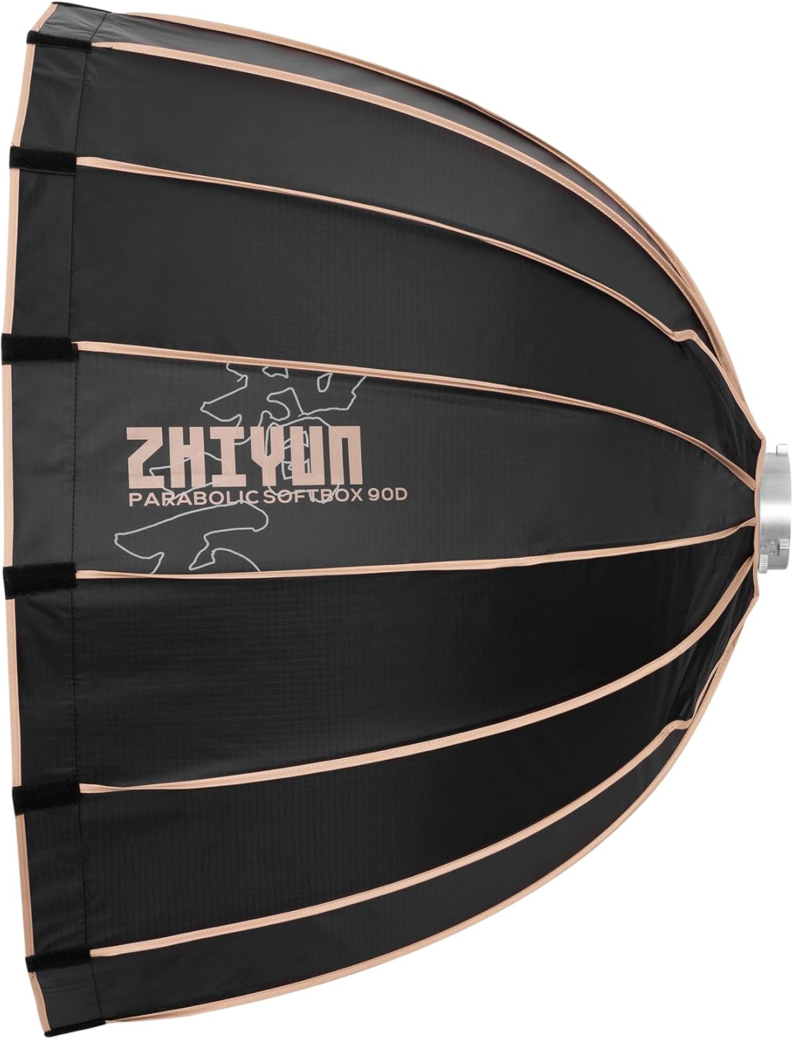 ZHIYUN 35Inch/90Cm/2.9Ft Parabolic Light Softbox Quick Release with Bowens Mount for Photography Studio, Video Recording, Portraits Shooting/Zhiyun Molus G200/ G300/ BB Series image number 1