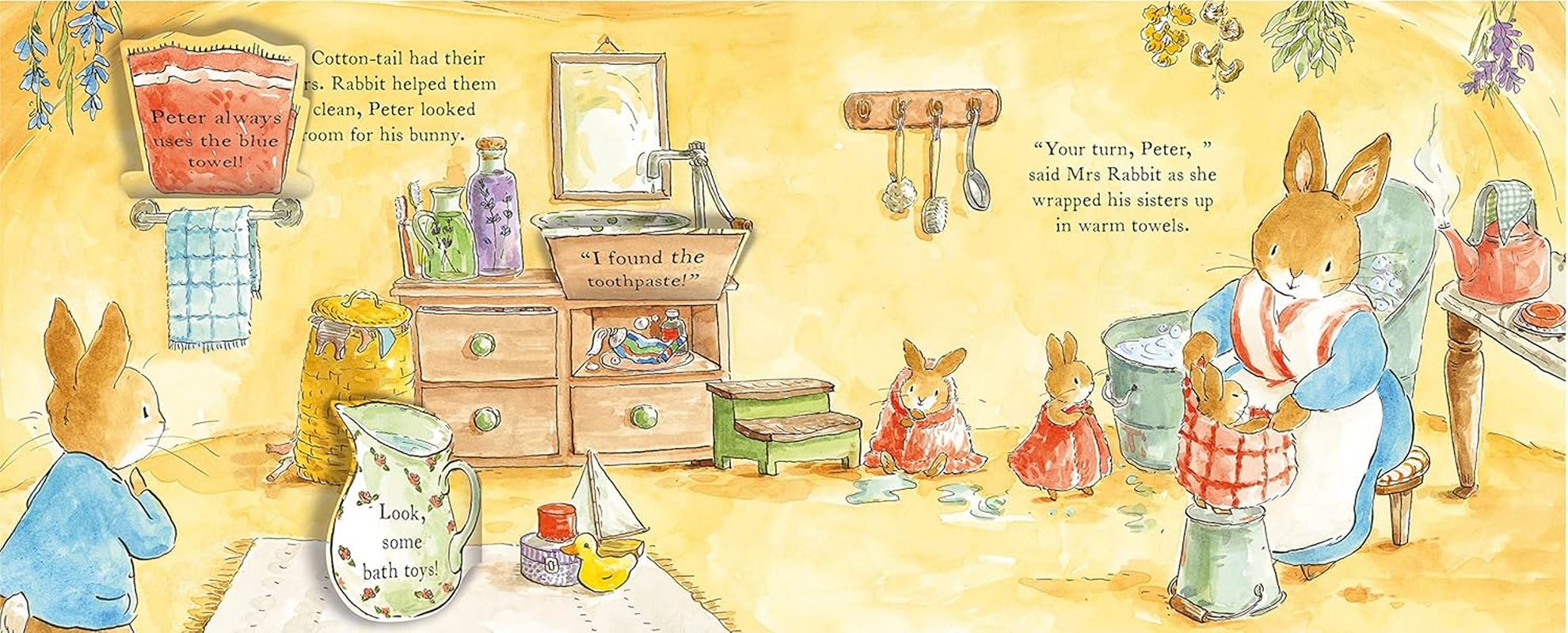 Peter Rabbit: the Bedtime Bunny Hunt: a Lift-The-Flap Storybook image number 4