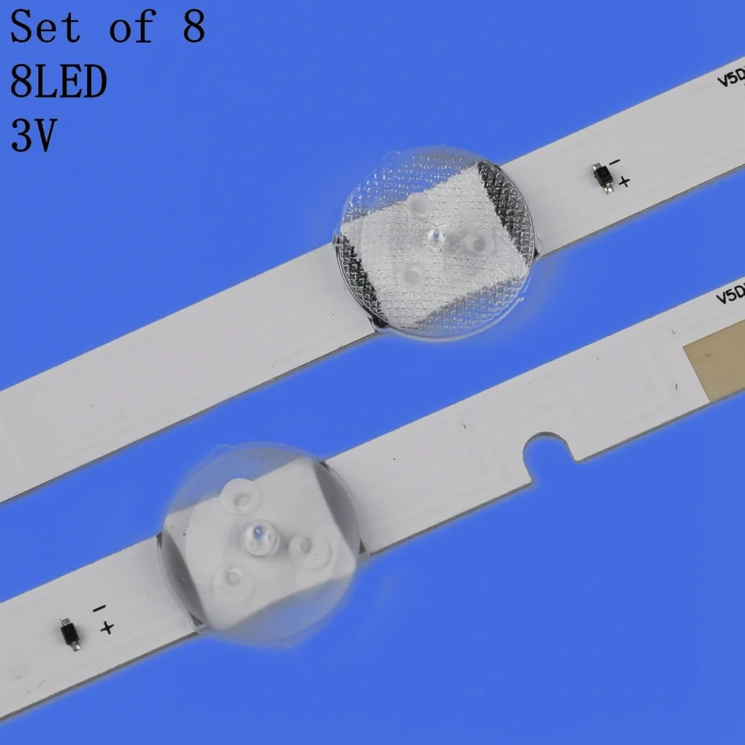 KBCTFWP 8Pcs/Set LED Backlight Strip Fit for Samsung UN48J5200 UE48J5200AW UE48J5250 UE48J5270 UE48J5005 BN96-37296A 37297A 2015 SVS48 image number 1
