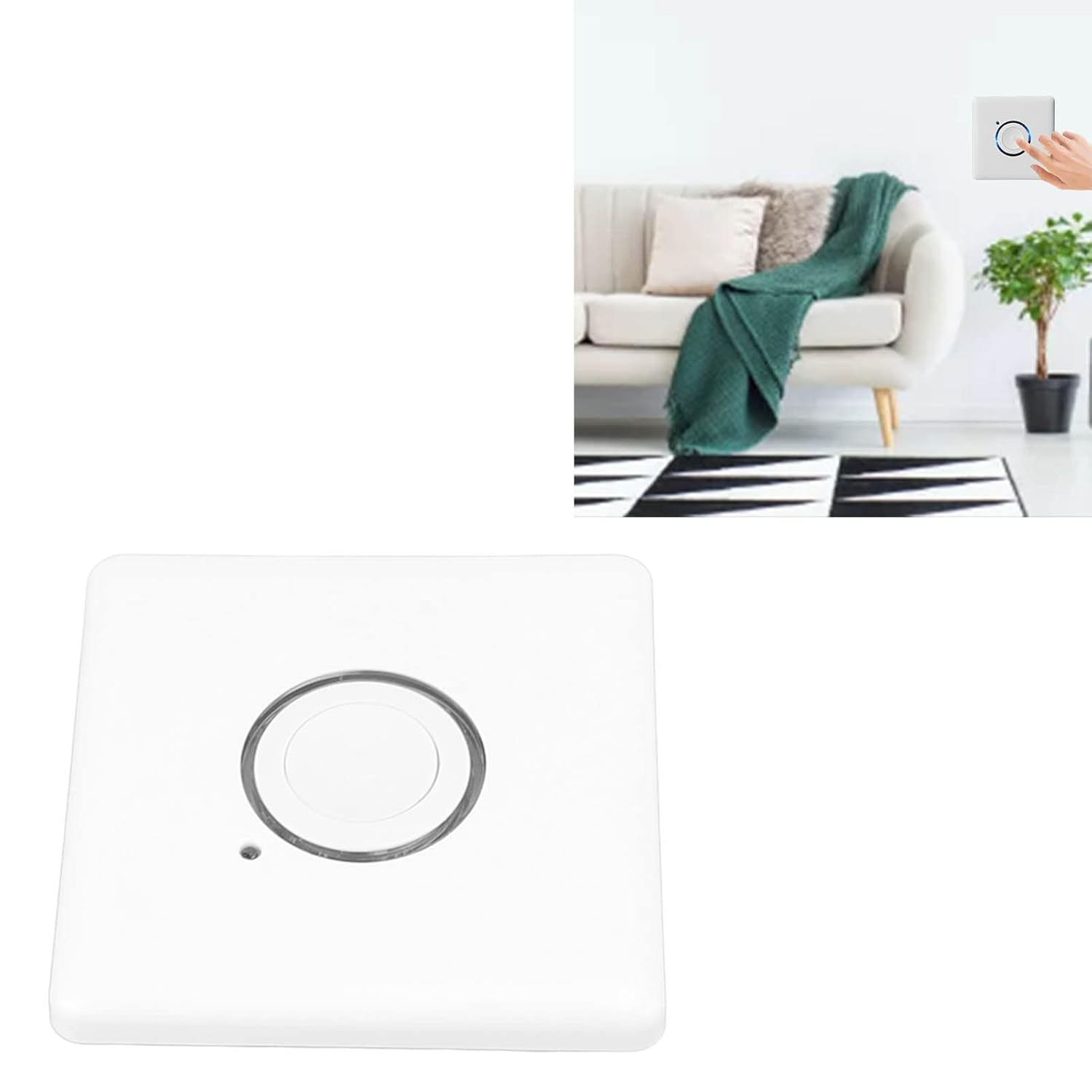 High Strength Timer Switch Panel Touch Control 3500W Countdown Power off Switch for Ventilation, 2 Minutes to 2 Hours Time Setting Touch Switch image number 1