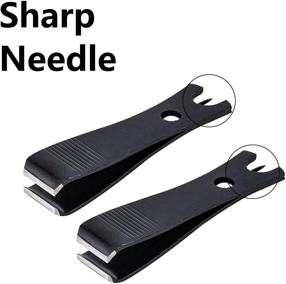 2PCS Fishing Line Cutter, Fly Tying Wire Clipper Nipper Fly Fishing Tying Tools Snips Quick Knot Tool image number 1
