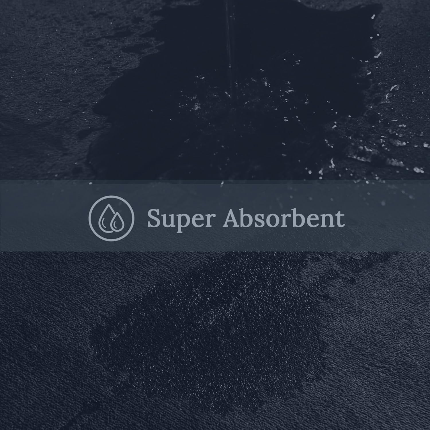 Bathroom Rug Sets 3 Piece, Memory Foam Bath Mat, Non Slip Super Absorbent Soft Bathroom Mats, Machine Washable Bathroom Floor Mats Sets for Sink,Tub, Shower and Toilet (Blue) - Blue image number 6